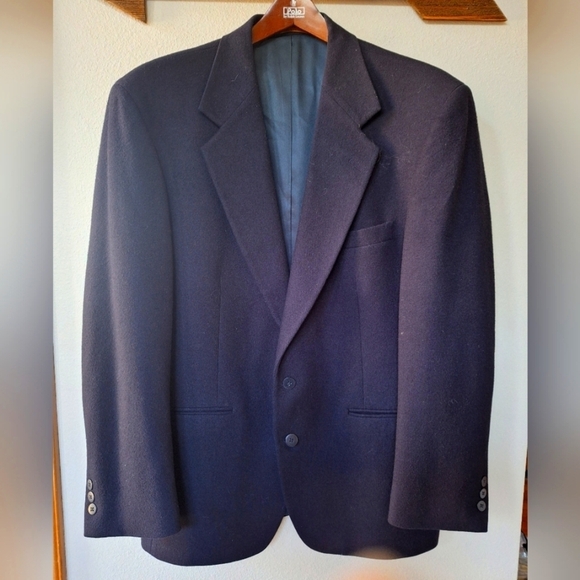 Vintage Logan Drive Mens Wool Cashmere Blend Sport Coat Size 40R